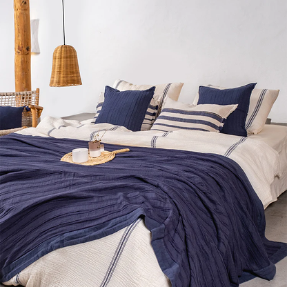 Misty Linen Bedspread / Pique